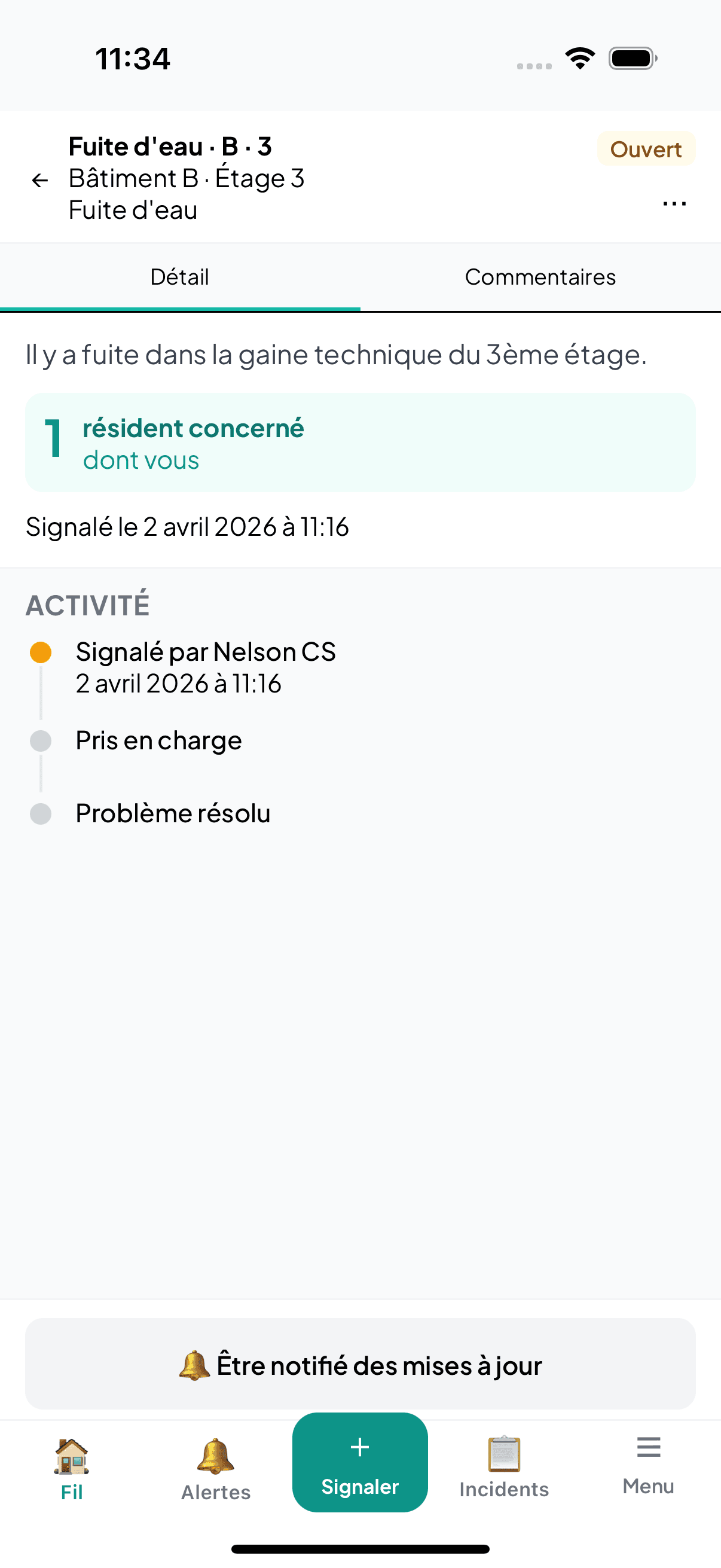 Suivi en temps réel